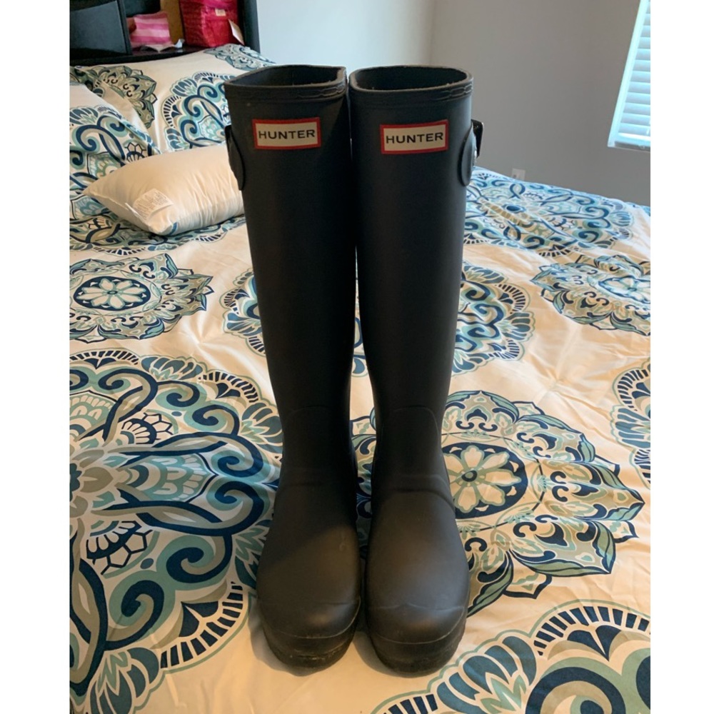 Gray Hunter boots!